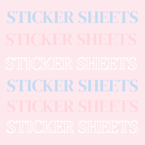 Sticker Sheets