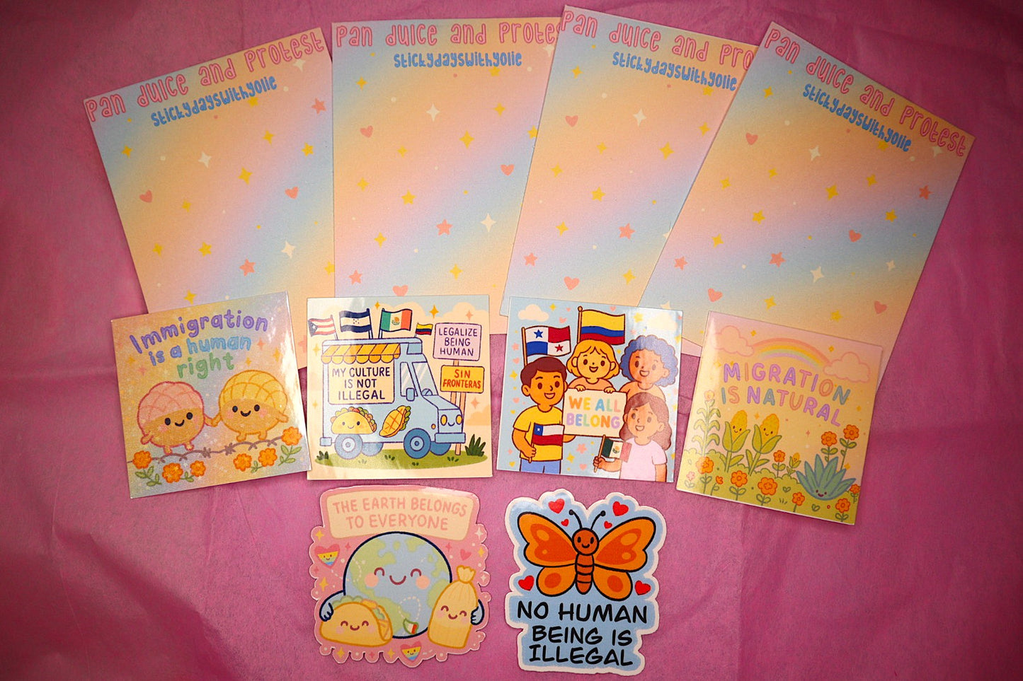 Pan Dulce & Protest Sticker Pack